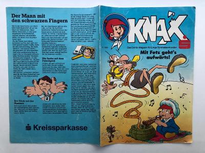 KNAX č.5 západoněmecký dětský komiks z roku 1983 kompletní 24 stran