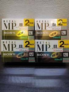 Videokazety Sony 8 mm,originál zabalené,dvoubalení