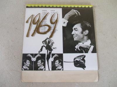 KAREL GOTT - kalendář Pressfoto 1969 - RARITA !!!