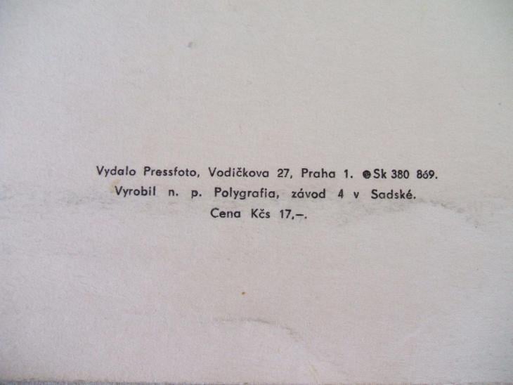 KAREL GOTT - kalendář Pressfoto 1969 - RARITA !!! - Staré kalendáře