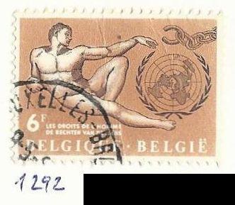 Belgie, rok 1962, Mi.1292, razítkovaná
