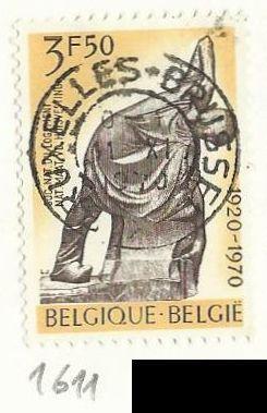 Belgie, rok 1970, Mi.1611, razítkovaná