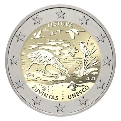 2 euro sběratelské Litva 2021 Žuvintas