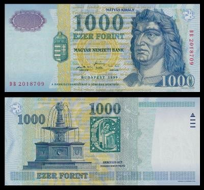 MADARSKO 1000 Forint 1999 P-180b UNC