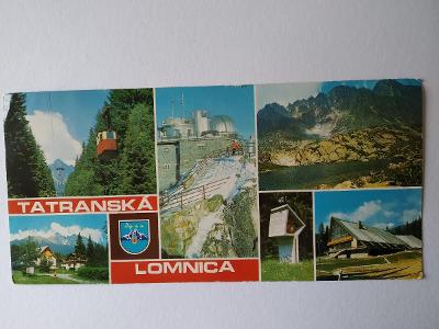 Pohlednice Slovensko Vysoké Tatry Tatranská Lomnica Lanovka Lomnický