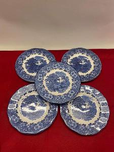 Anglický porcelán Enoch Wedgwood dezertní talíře 5ks
