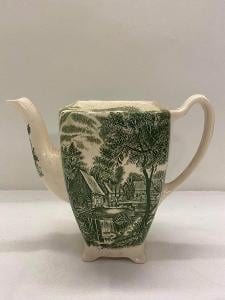 Anglický porcelán čajová konvice bez víka