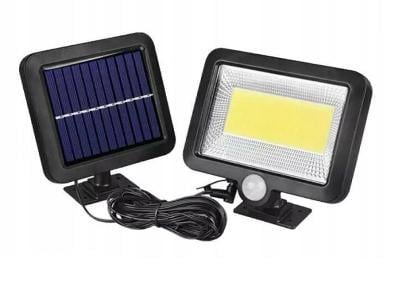 Solární venkovní 100 LED osvětlení pohybový senzor 0004