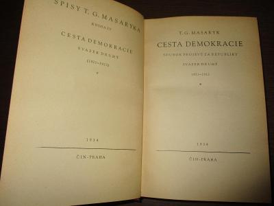 T.G.Masaryk - Cesta demokracie