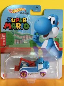 Light-Blue Yoshi - Super Mario - Hot Wheels Character Cars