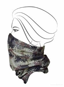 Multifunkční šátek, maskáčový
