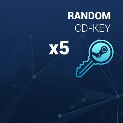 5x Náhodný Steam Klíč