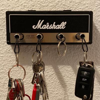 Držák na klíče Marshall - pro muzikanty, hudebníky (černý)