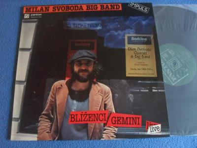 LP Milan Svoboda Big Band ‎– Blíženci Gemini (Live) TOP STAV