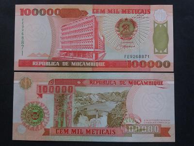 100 000 ESCUDOS - MOZAMBIK 1993 - Afrika - UNC !!!.