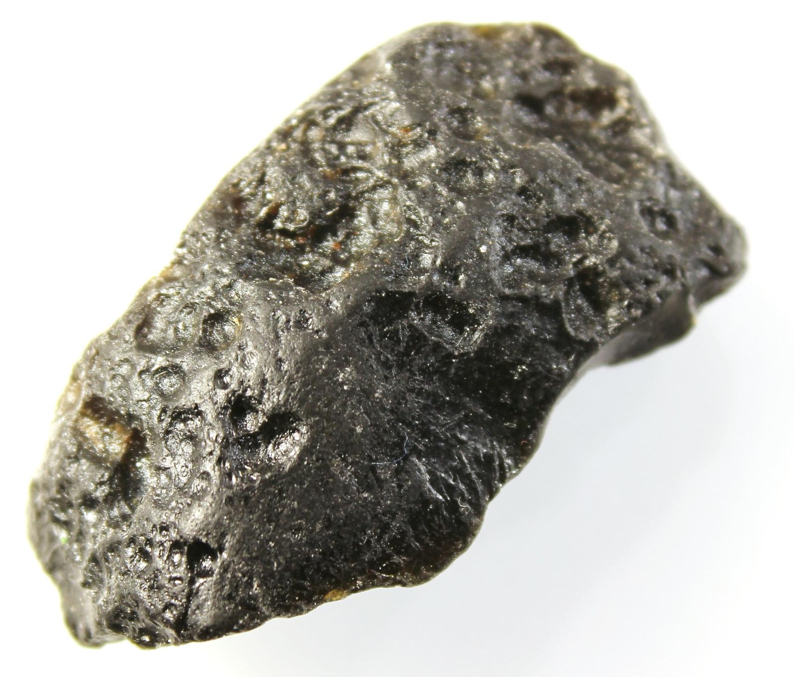 Tektit, Indočínit, Mao-ming, Guangdong, Čína, 8.66 g, 36x19x10 mm - Minerály a zkameněliny