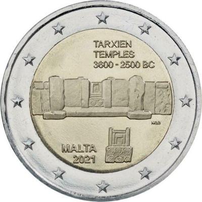 2€ Malta 2021 Tarxien 