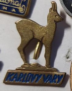 P106 Odznak Karlovy Vary - kamzík  1ks