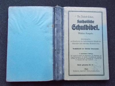 Kniha Katolická učebnice církev Starý a Nový zákon Německo Rytiny 