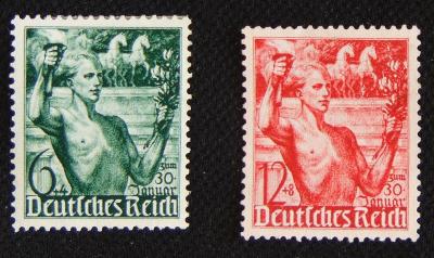 Německo (D.Reich, říše) 1938 Mi 660 - 661 (5. výročí) **