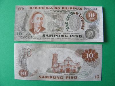 10 Piso ND Philippines - sig.8 - P161a - UNC - /V4/