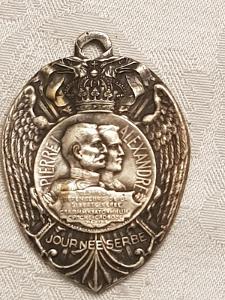 Pamětní medaile1914-1918 - Srbsko, legie, stříbřený bronz