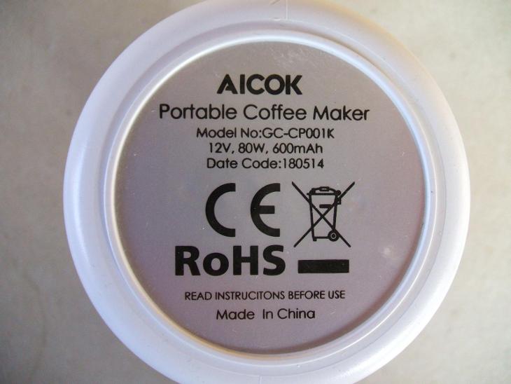AICOK GC-CP001K - šikovné cestovní espresso !!!