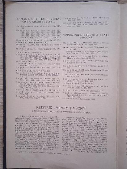 vázaný ZVON - TÝDENÍK BELLETRISTICKÝ A LITERÁRNÍ - ročník 9 rok 1909 - Antikvariát