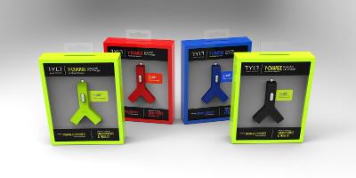 TYLT Y-CHARGE Dual-USB  / USB nabíječka 2x USB / 2,1A / červená