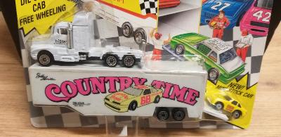 RACING CHAMPIONS TRANSPORTER /CONVOY/   " COUNTRY TIME " 1991