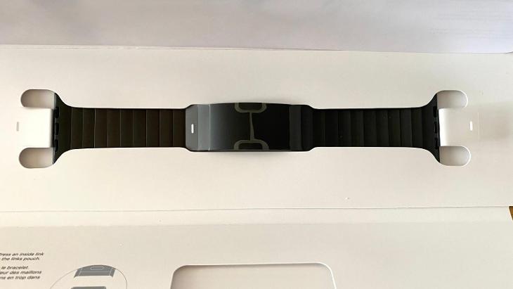 Apple Watch Link Bracelet Space Black, originální článkový tah 38mm