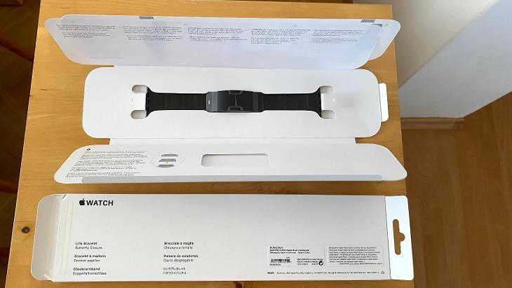 Apple Watch Link Bracelet Space Black, originální článkový tah 38mm