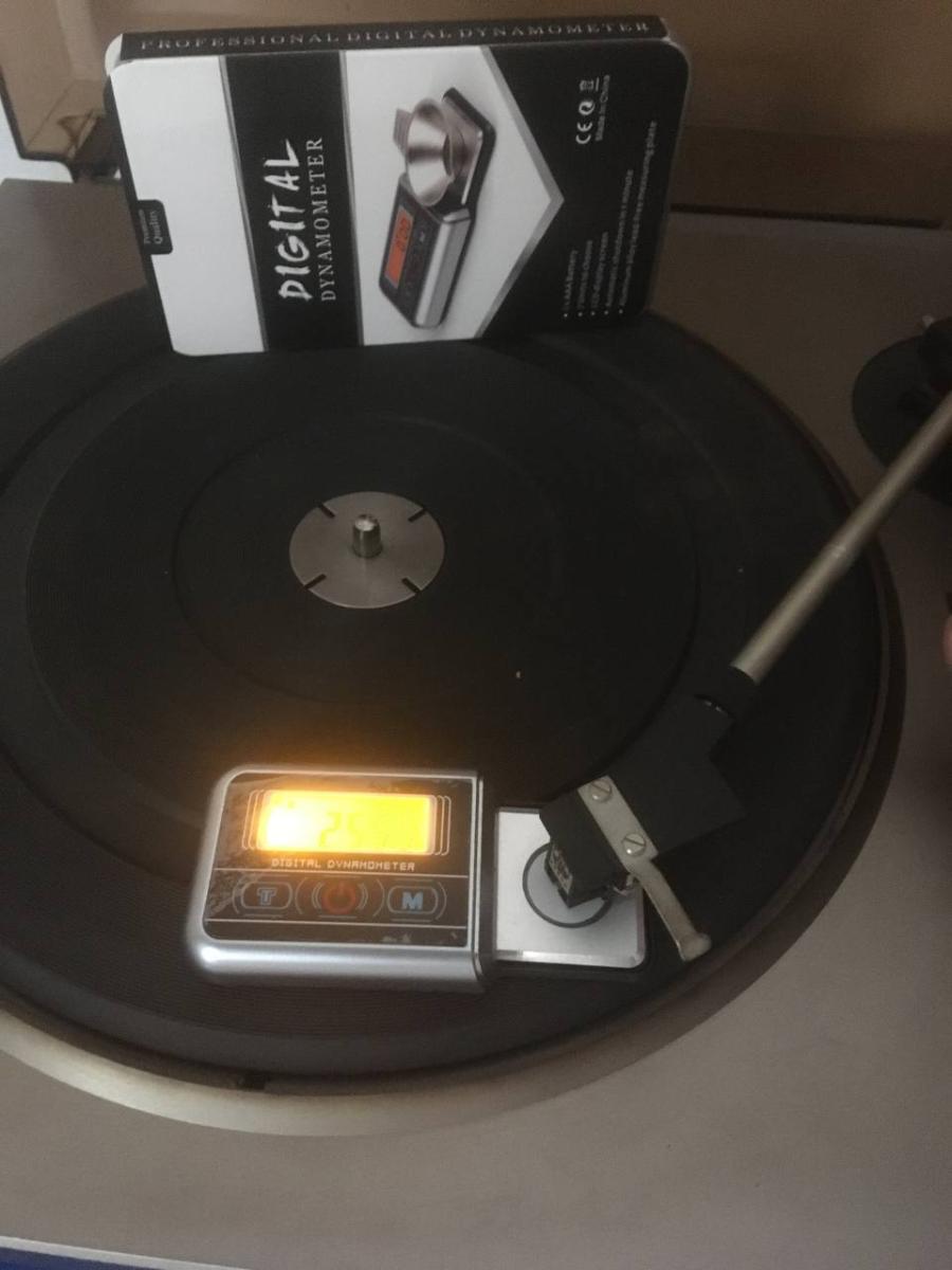 Luxusní váha na nastavení přítlaku gramofonové jehly(20g max po0,005g) - TV, audio, video