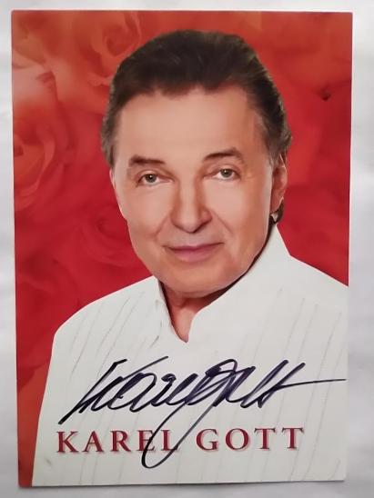 Autogram podpis Gott Karel