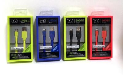 TYLT SYNCABLE USB kabel nabíjecí / datový / LIGHTNING (30CM) černý