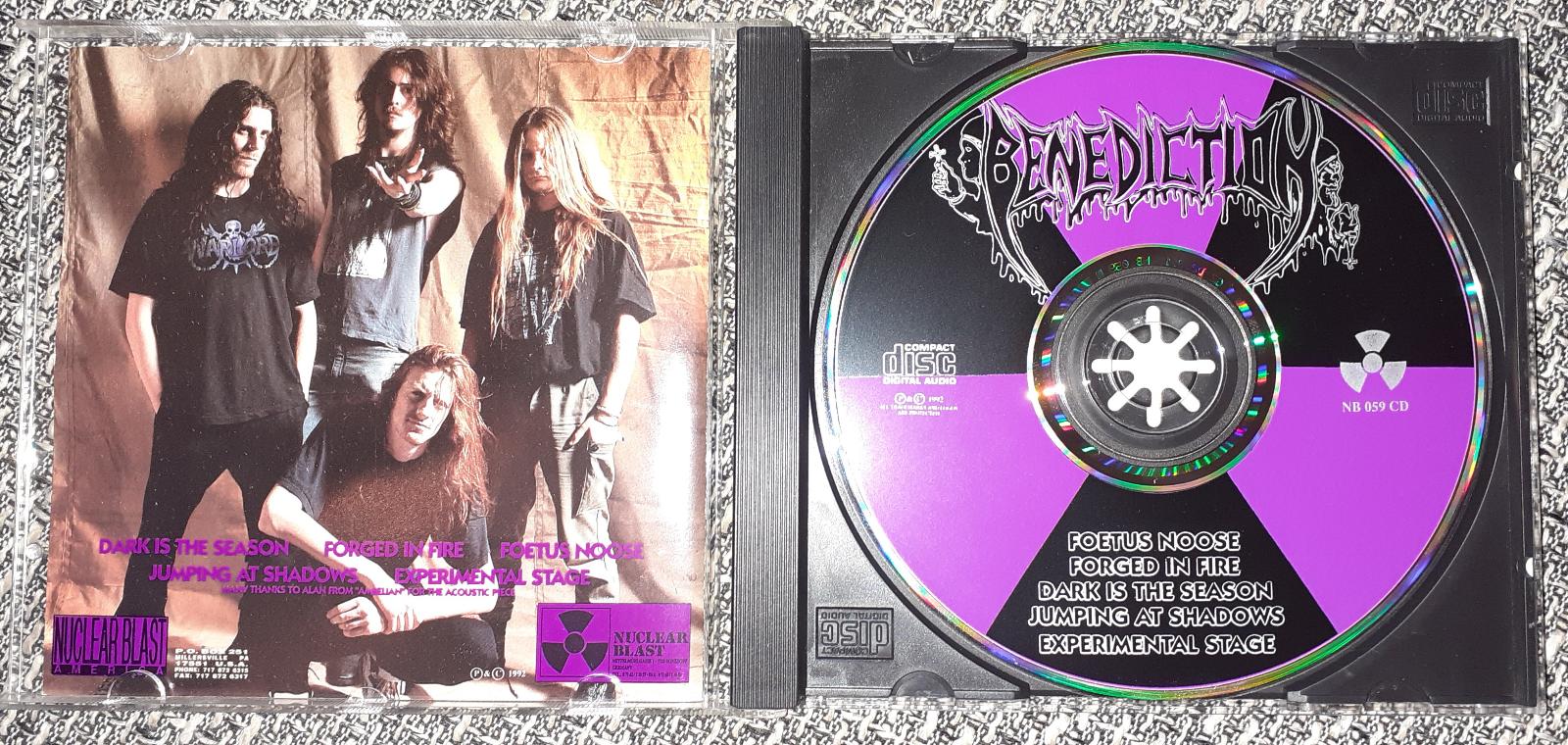 BENEDICTION - Dark Is The Season 1992 - Hudba na CD