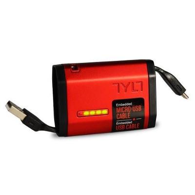 TYLT ZUMO PowerBanka 1500mAh / USB port / Micro-USB červená