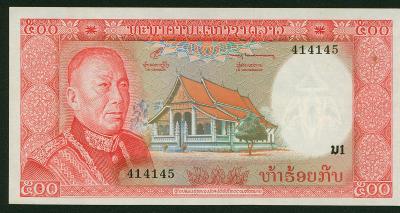 Laos r. 1974, 500 Kip