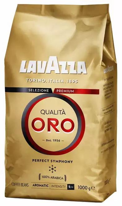 Lavazza Qualita Oro zrnková káva 6 x 1 kg - Potraviny