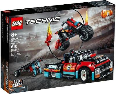Nerozbalené LEGO Technic 42106 Kaskadérská vozidla