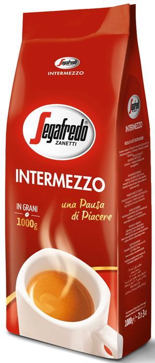 Segafredo Intermezzo zrnková káva 8 x 1 kg - Potraviny