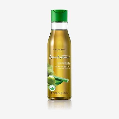 Pečující sprchový gel s olivovým olejem a aloe vera Love Nature 500ml