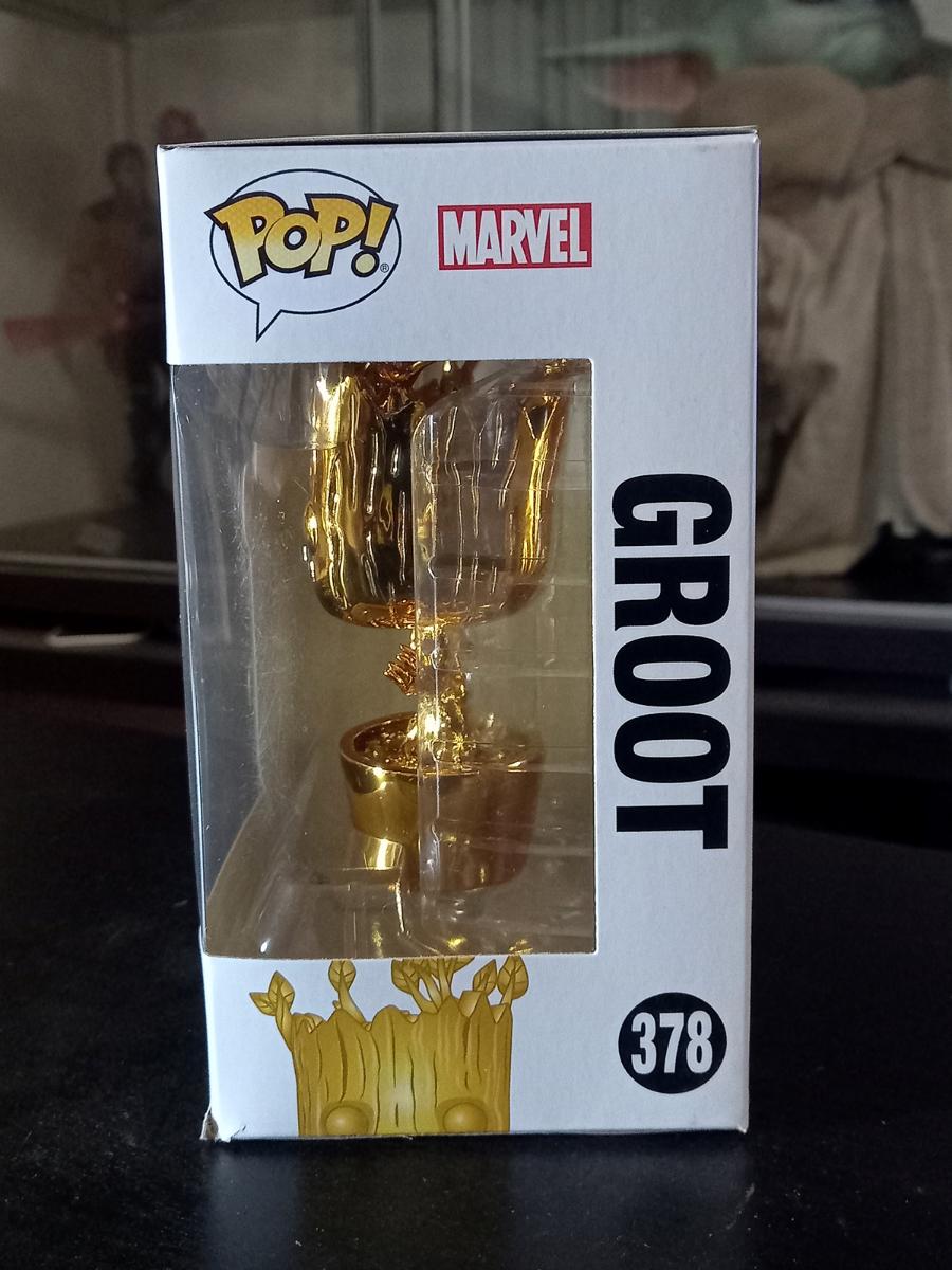 Figurine Pop Groot Gold (Marvel) #378 pas cher