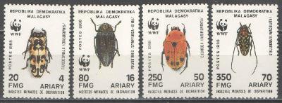 MADAGASKAR série WWF brouci 1988 - 90€