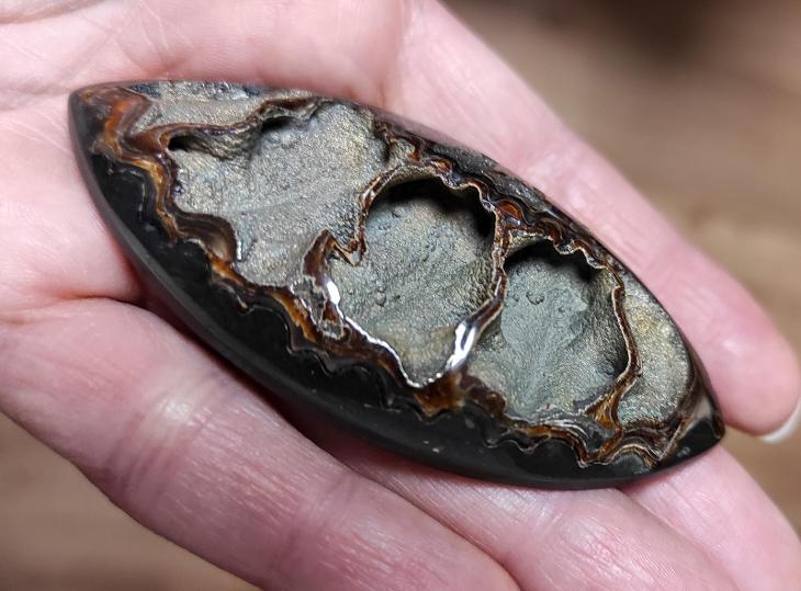 Simbircito-amonitová geoda, ID 2156, 75x39 mm