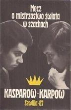 Kniha Kasparow-Karpow - Sewilla 1987 šachy (polsky)