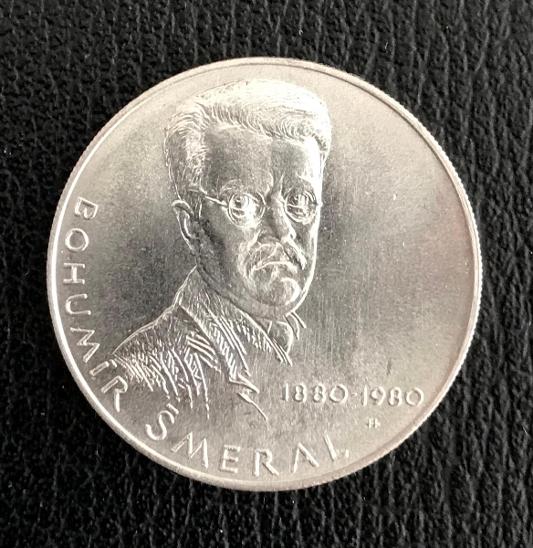 Stříbrná mince100 Kčs  Sté výročí narození Bohumíra Šmerala  - Numismatika