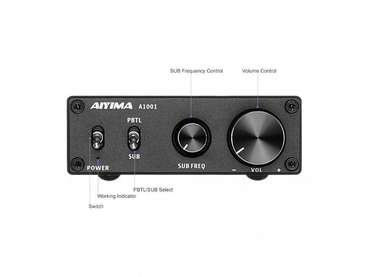 AIYIMA-A3001 TPA3255  Subwoofer Výkonový zesilovač - TV, audio, video