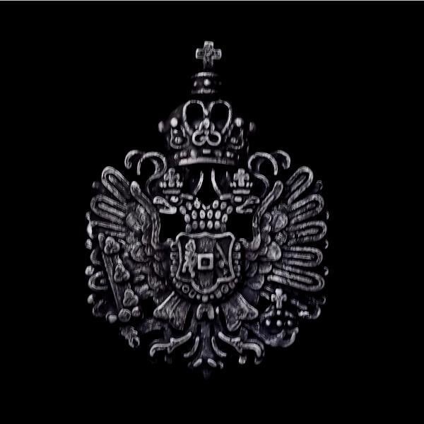 Velká kovová Rakousko-Uherská Orlice 110 x 80 x 10 mm ,Monarchie - Faleristika