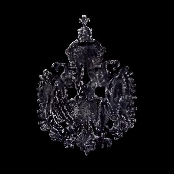 Velká kovová Rakousko-Uherská Orlice 110 x 80 x 10 mm ,Monarchie - Faleristika